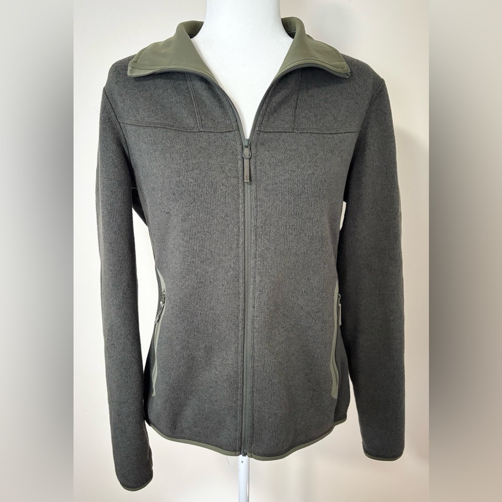 Arc’teryx Full Zip Forest Green Sweater Jacket - Picture 9 of 14